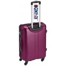 OkaeYa Safari Thorium Polycarbonate 66 cms Purple Hardsided Suitcase (Thorium-Stubble-Magenta-Purple-65-4WH) (color may vary)